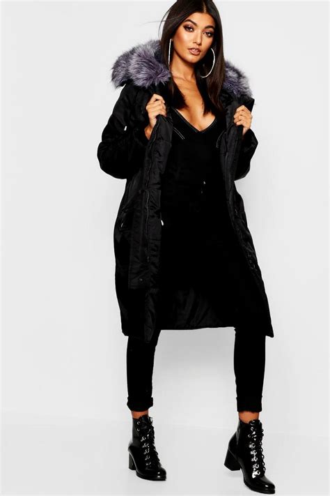 luxe faux fur oversized coat.